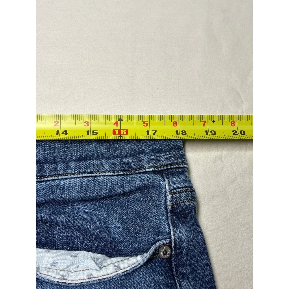 Lucky‎ Brand 221 Straight Mens Jeans 36x28 Medium Wash Blue Stretch Denim